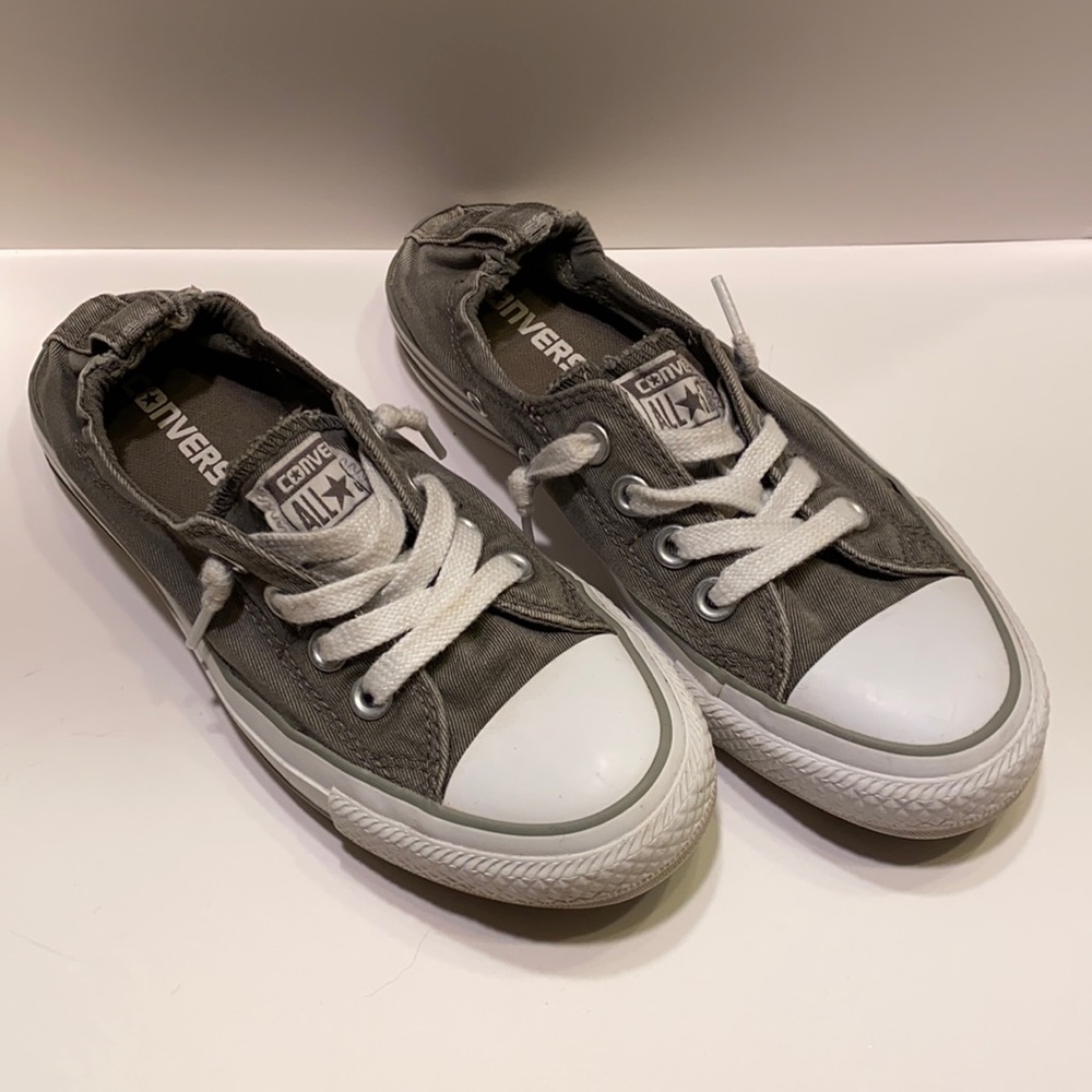 Gray Converse All Star stretch woman’s 5 kids 3